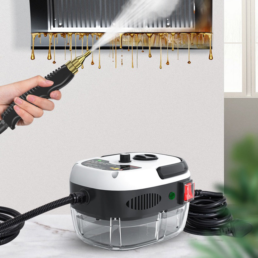 2500W High-Pressure Steam Cleaner with 6 Settings for Eco-Friendly Home Use