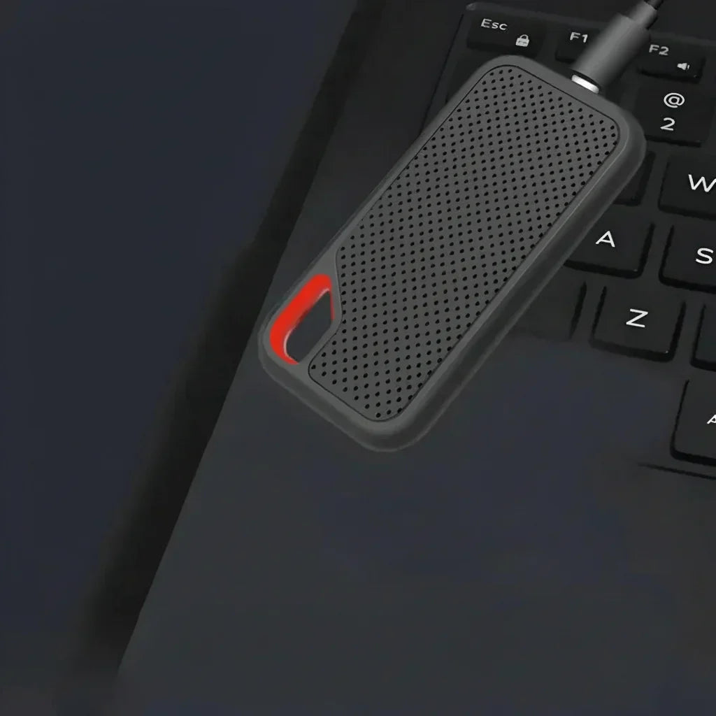 Ultra-Slim USB-C External Drive for Effortless File Management