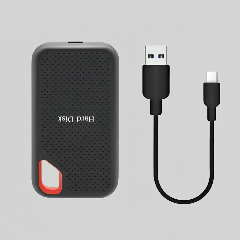 Ultra-Slim USB-C External Drive for Effortless File Management
