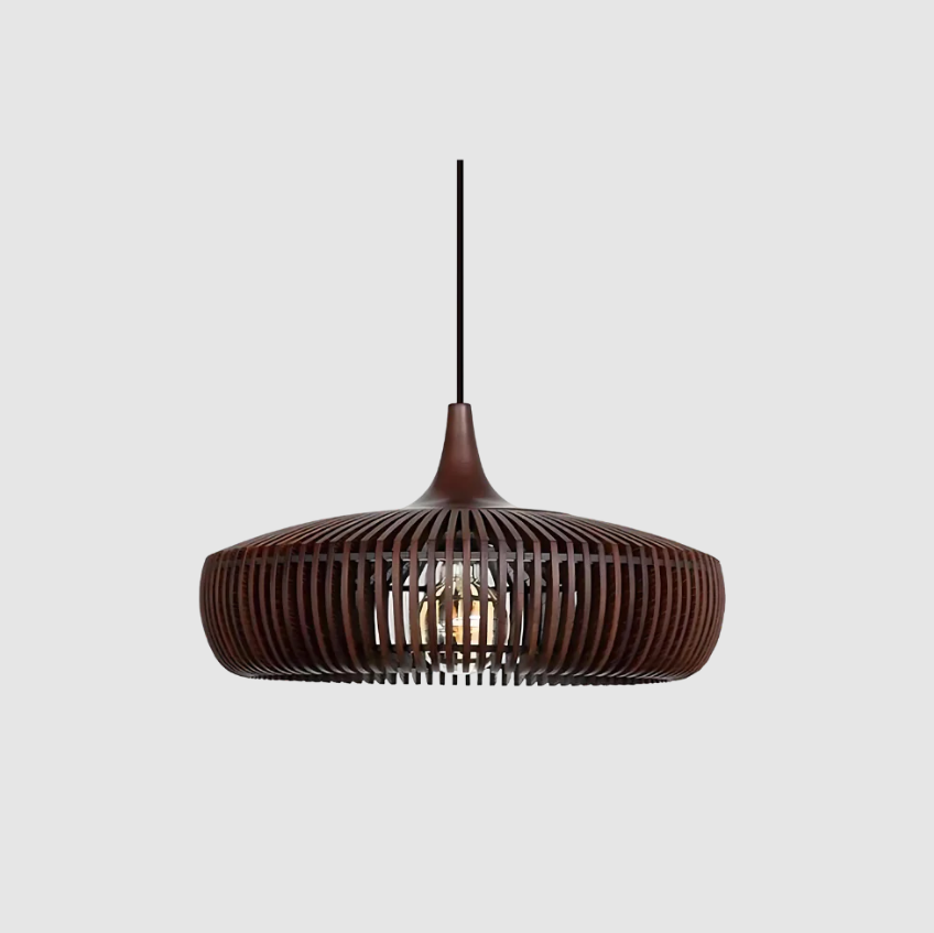 Ceiling Pendant Light in Solid Wood – Japandi Style for Cozy Atmosphere