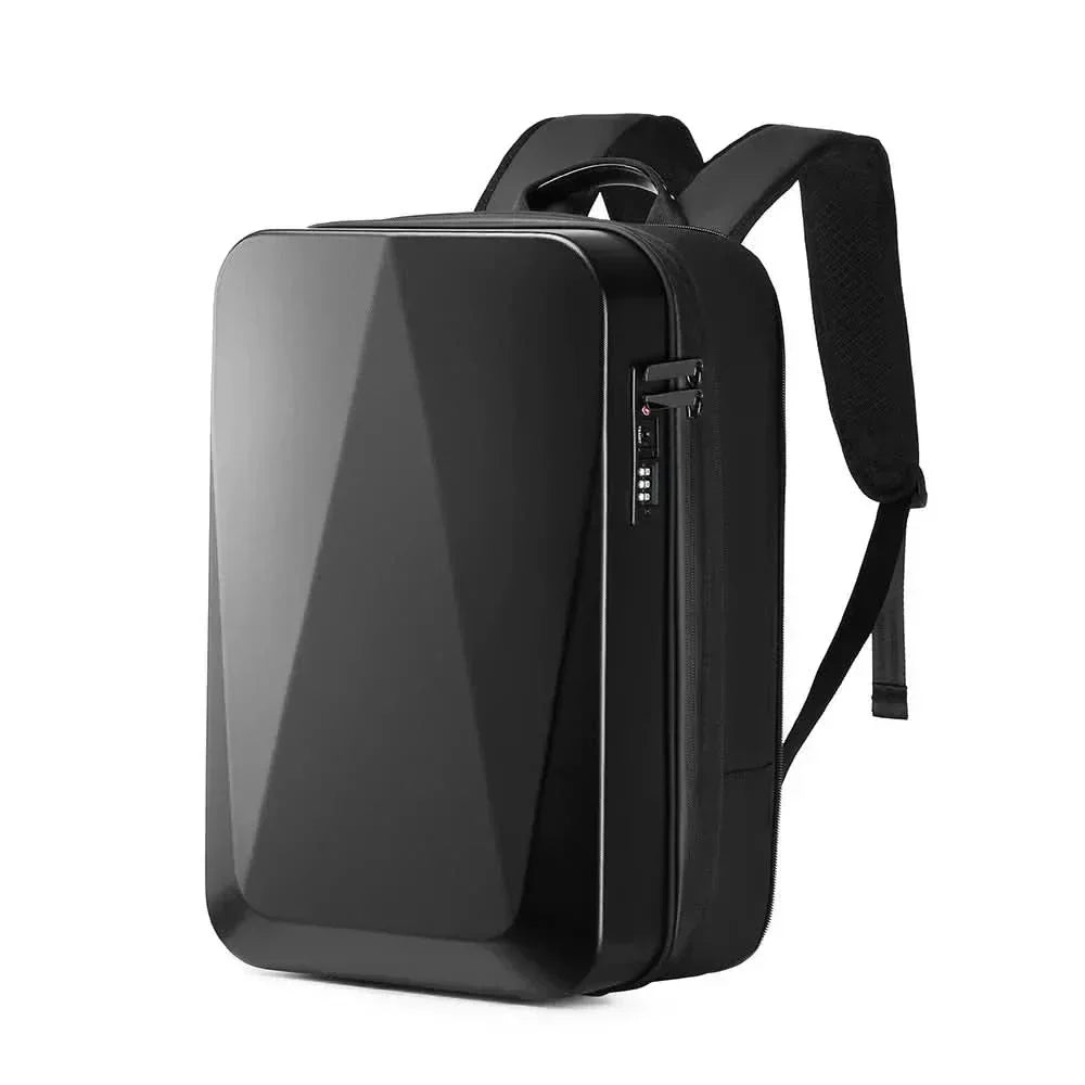 SecureTech Expandable Laptop Backpack with USB Charging Port