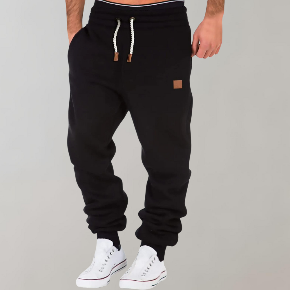 Men's Jogger Sweatpants | Soft Breathable Fabric | Elastic Waistband & Side Pockets | Comfortable Fit