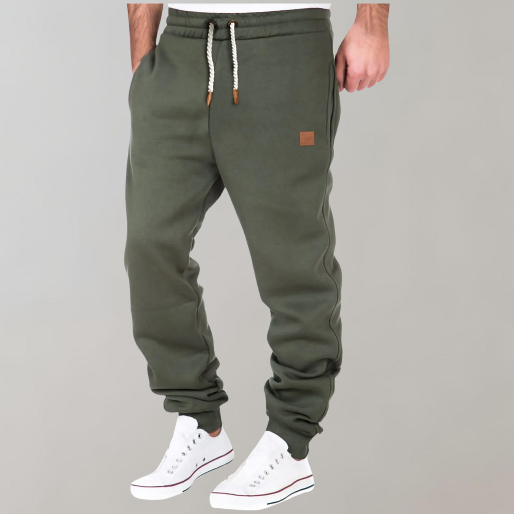 Men's Jogger Sweatpants | Soft Breathable Fabric | Elastic Waistband & Side Pockets | Comfortable Fit