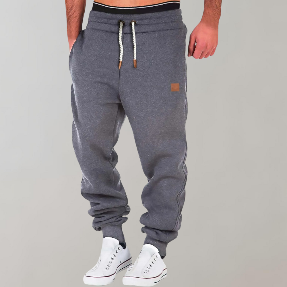 Men's Jogger Sweatpants | Soft Breathable Fabric | Elastic Waistband & Side Pockets | Comfortable Fit