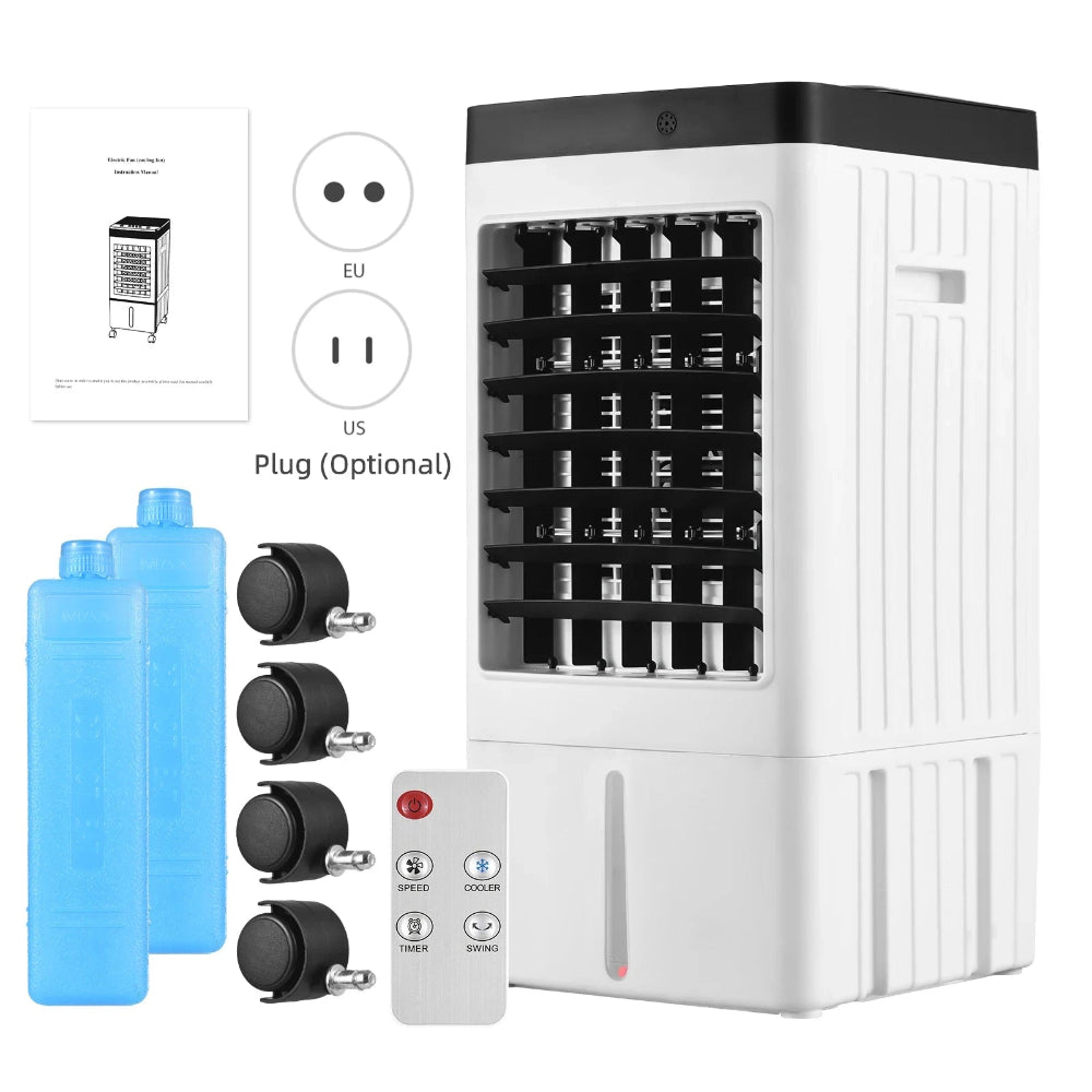 Portable Evaporative Air Cooler with Ice Packs for Energy Efficient Comfort