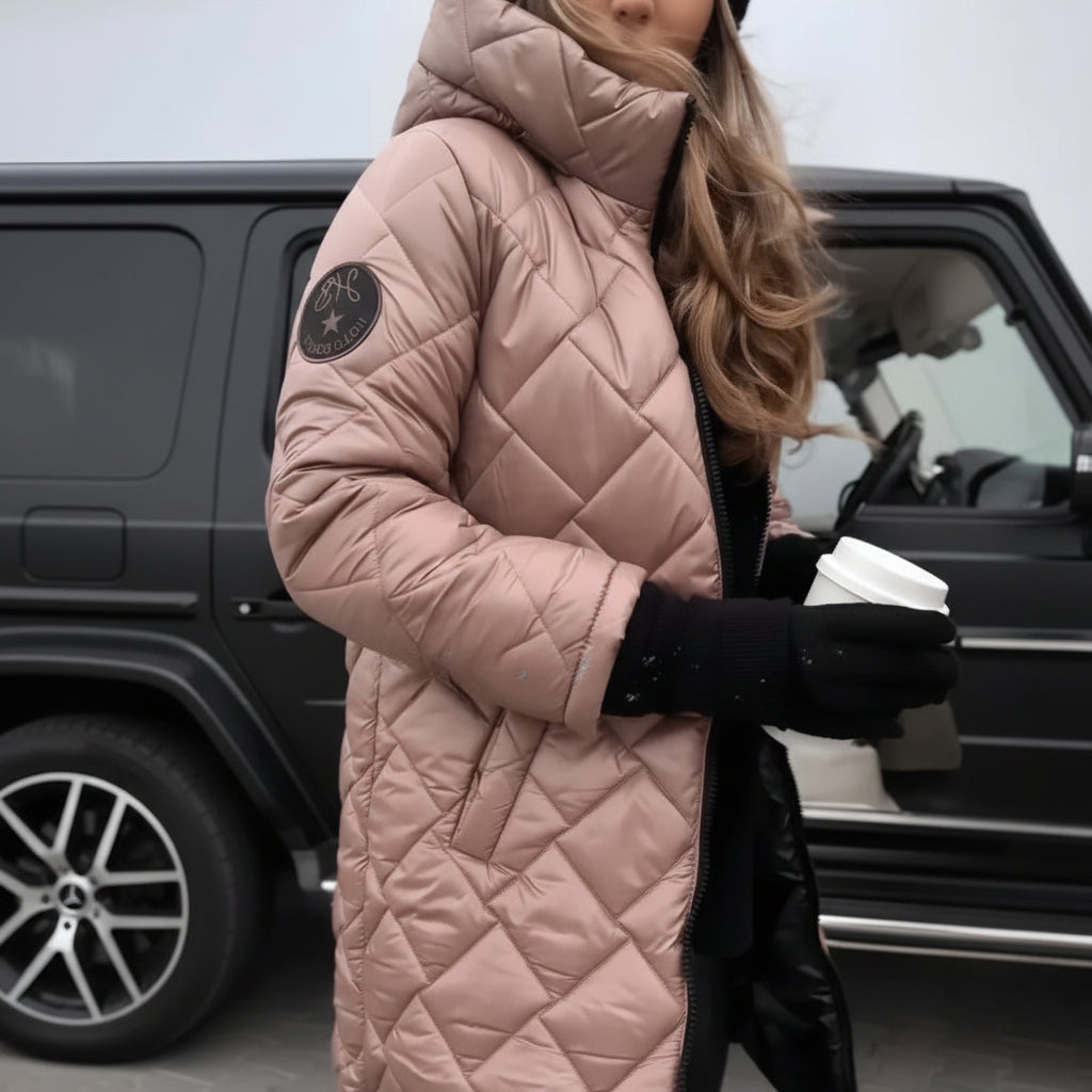Cozy Insulated Jacket with Hood for Winter Comfort