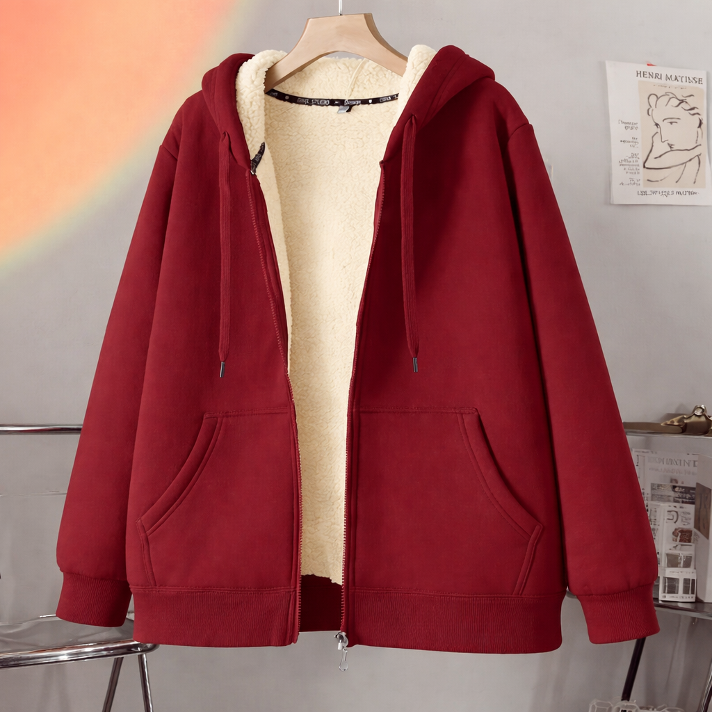 Everyday Comfort Hooded Jacket with Cozy Lining