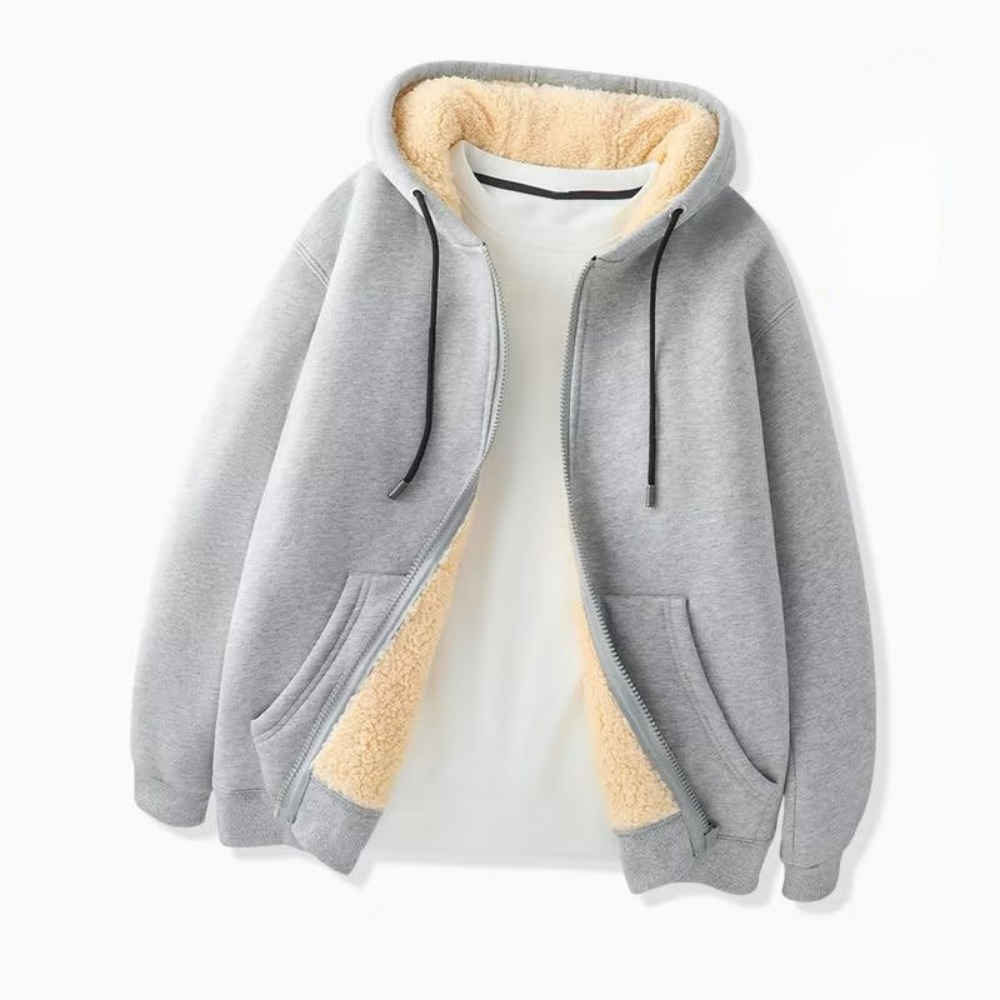 Everyday Comfort Hooded Jacket with Cozy Lining