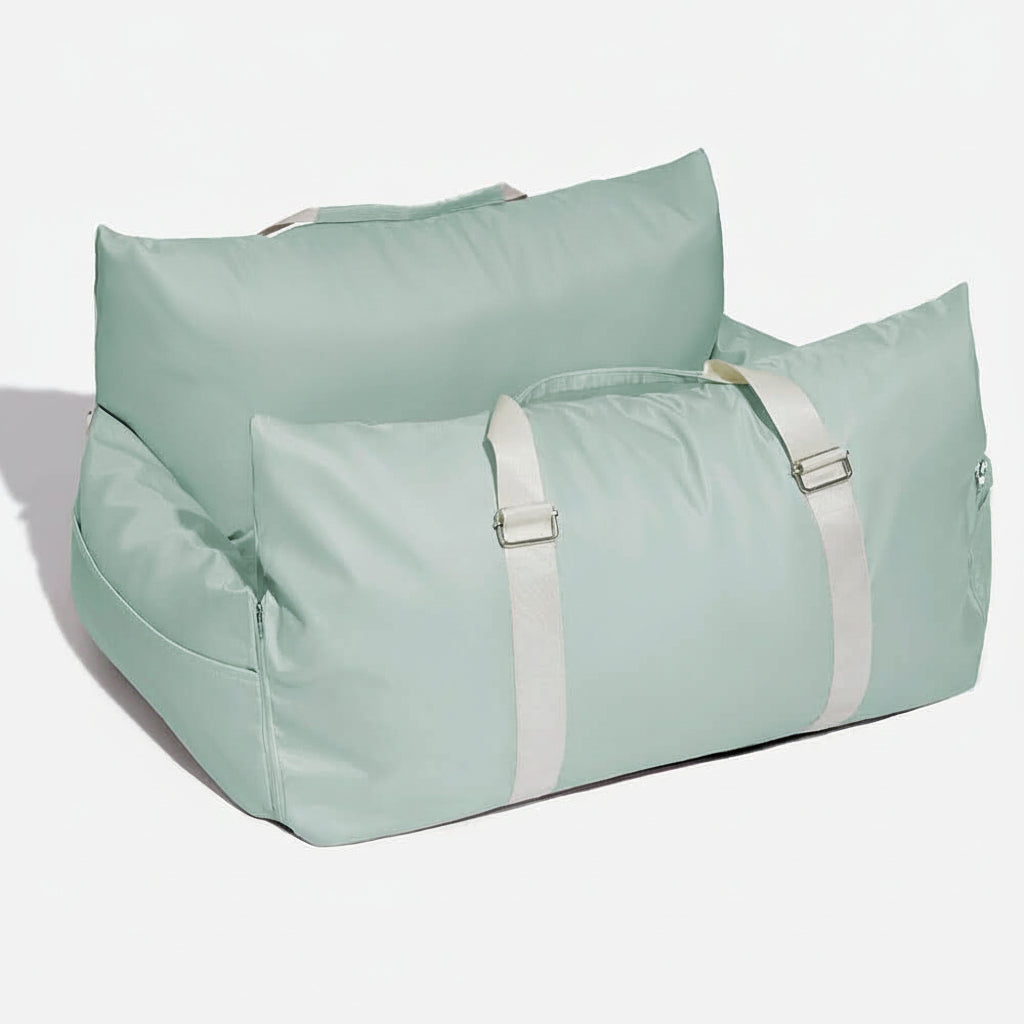 PetSafe Travel Cushion: Secure Bed with Safety Belt & Grip Base