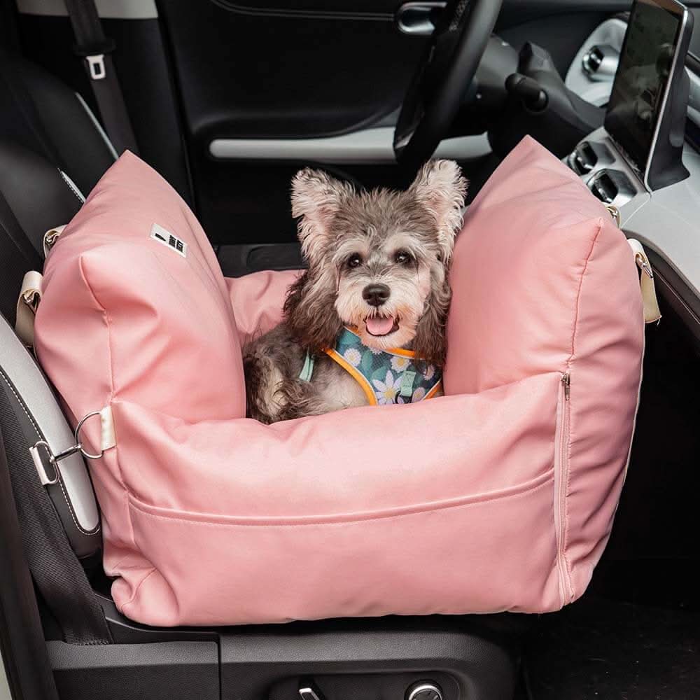 PetSafe Travel Cushion: Secure Bed with Safety Belt & Grip Base