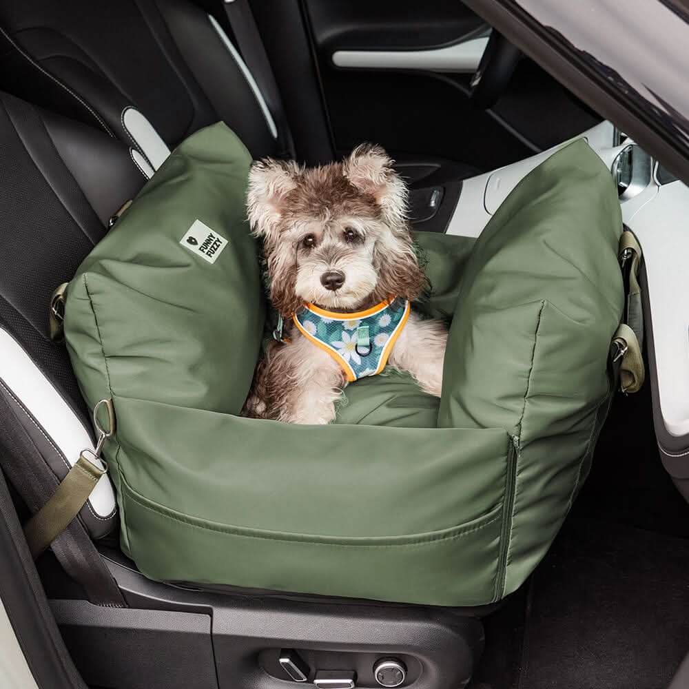 PetSafe Travel Cushion: Secure Bed with Safety Belt & Grip Base