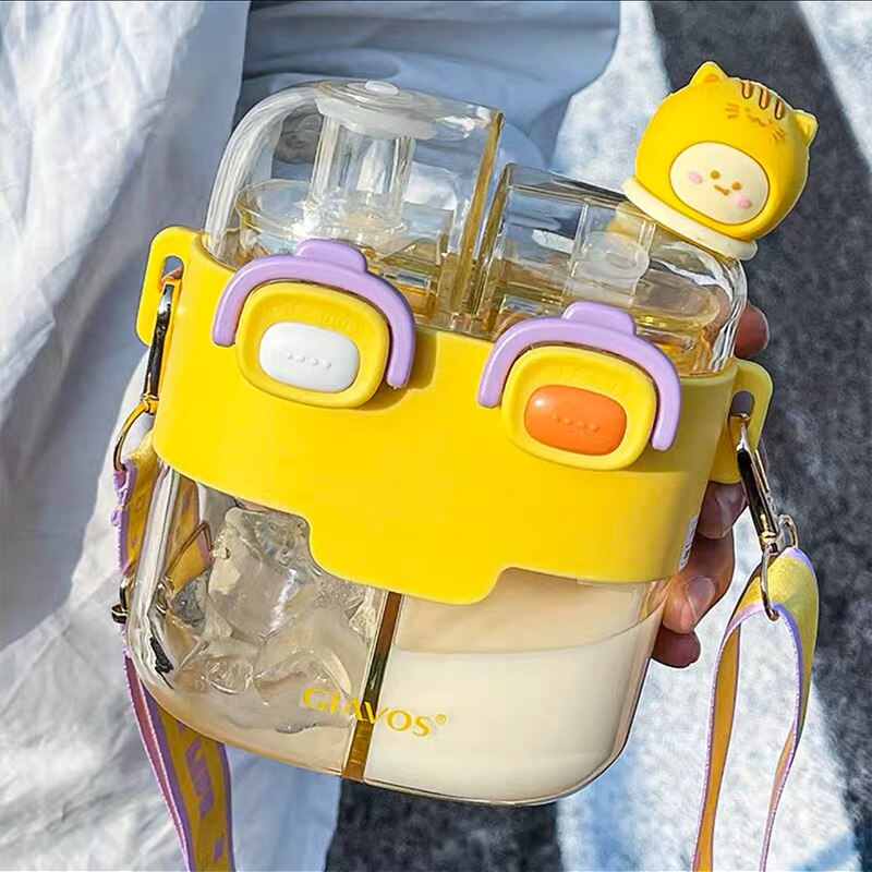 Kids Water Bottle with Double-Bin Design – Eco-Friendly Hydration