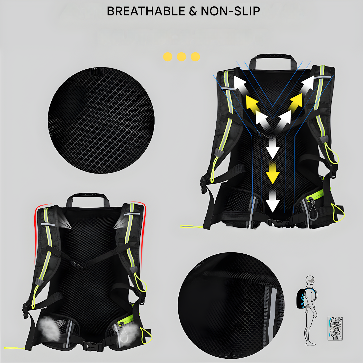 Ergonomic Hydration Backpack for Outdoor Activities – Multifunctional Design