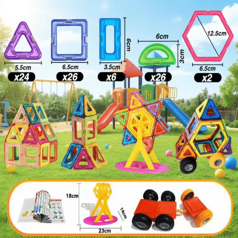 Creative Magnetix Building Blocks for Imaginative Play