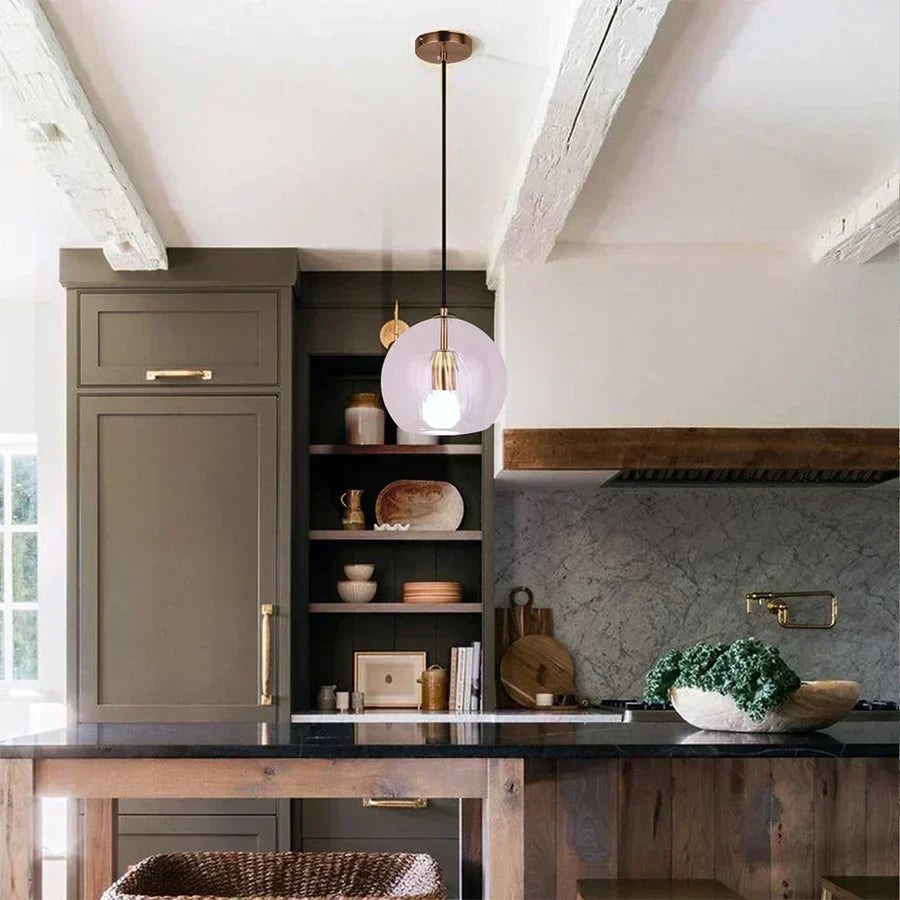 Luxe Orb Pendant Light with Handcrafted Glass Spheres
