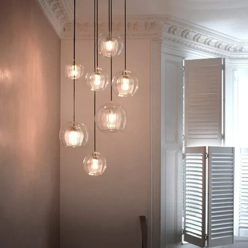 Luxe Orb Pendant Light with Handcrafted Glass Spheres