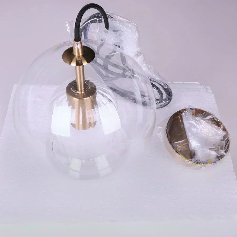 Luxe Orb Pendant Light with Handcrafted Glass Spheres