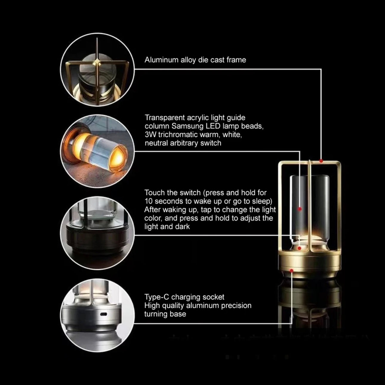 Modern Mira Table Lamp
