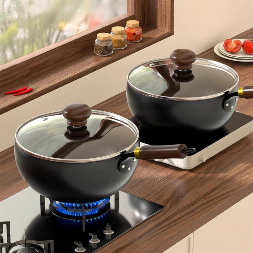 Reliable Handcrafted Iron Cooking Pot for Everyday Use