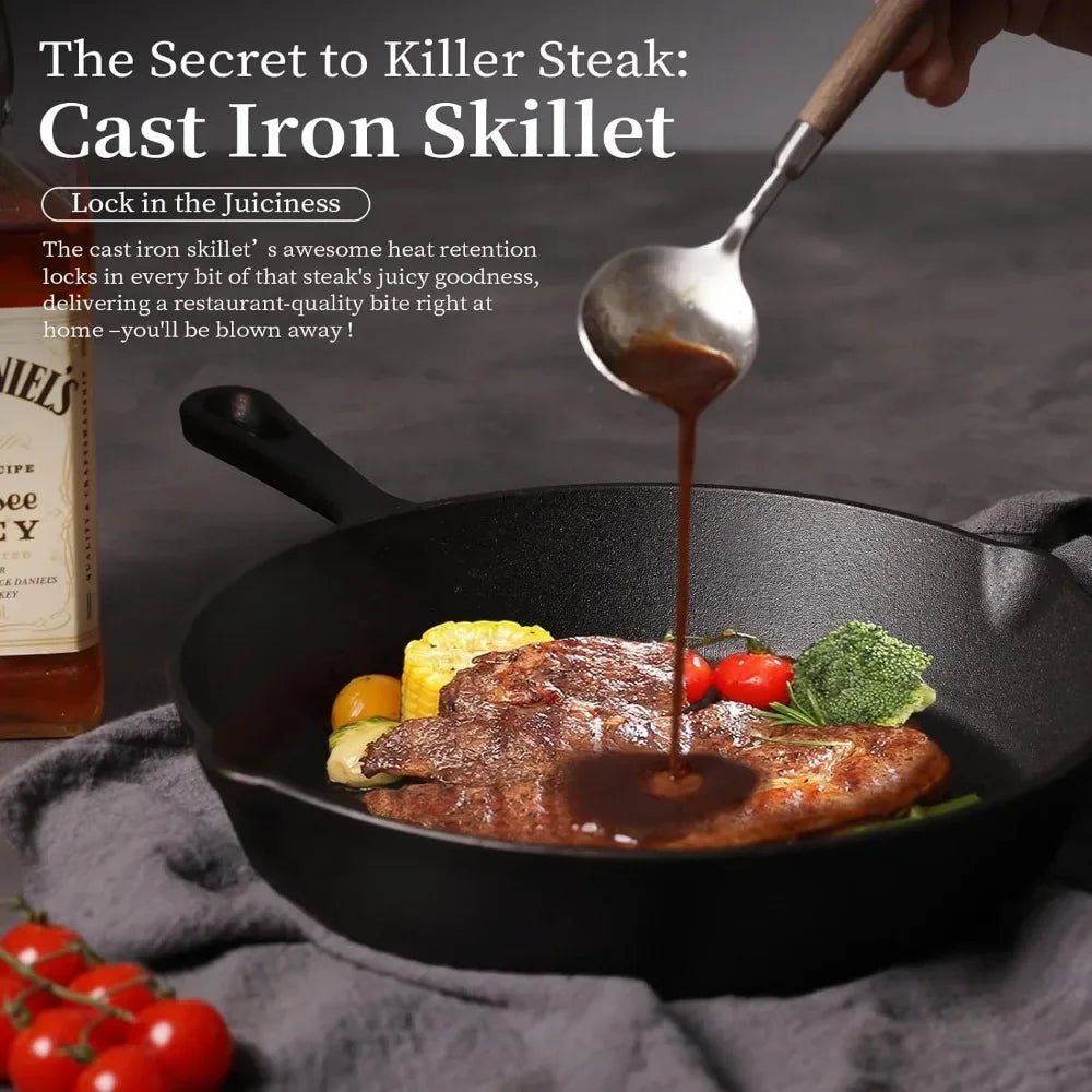 Versatile IronChef Cast Iron Skillet for Every Kitchen Need
