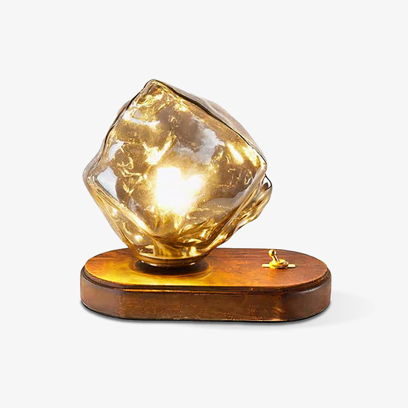 Frosthaven Artistry Table Lamp for Modern Living Spaces