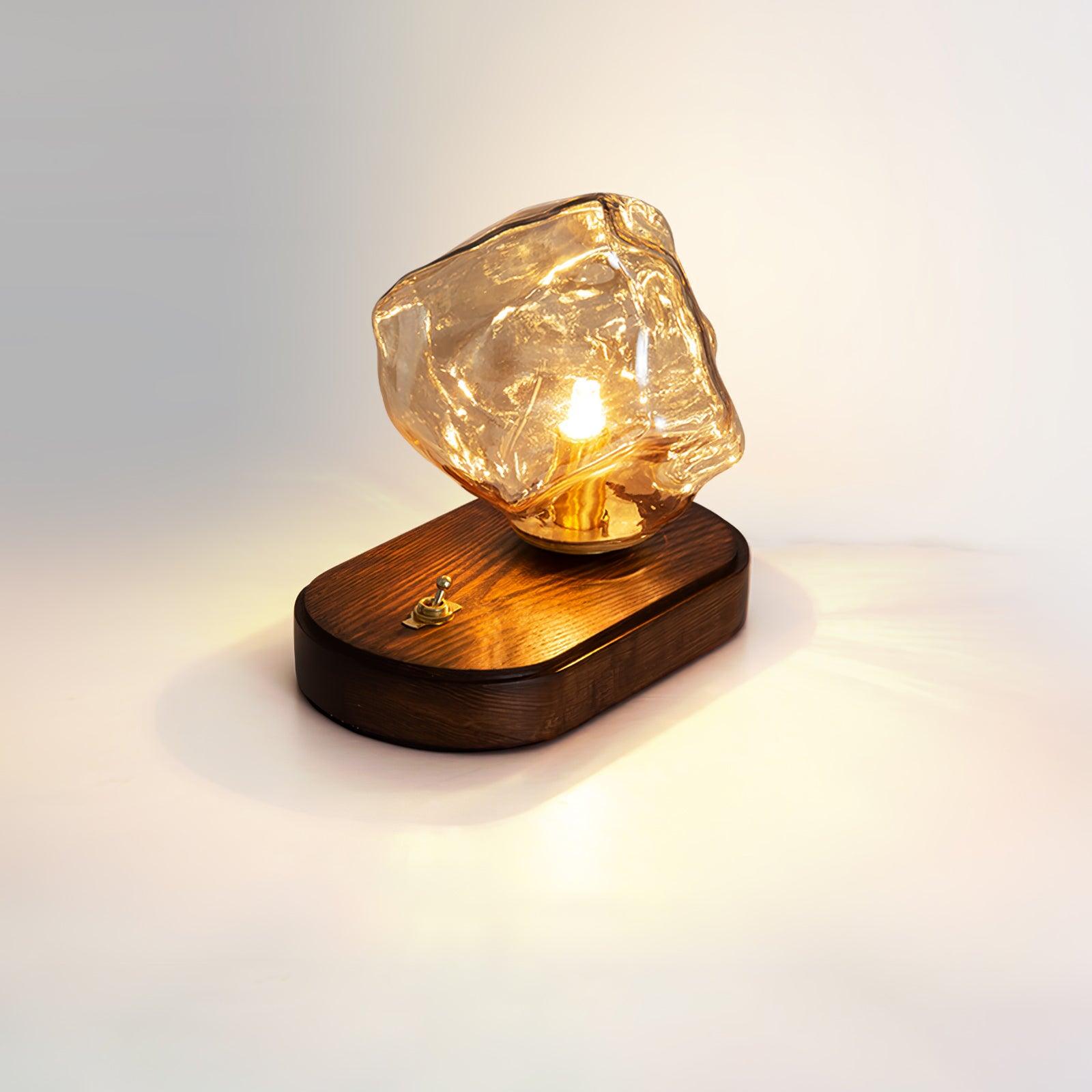 Frosthaven Artistry Table Lamp for Modern Living Spaces