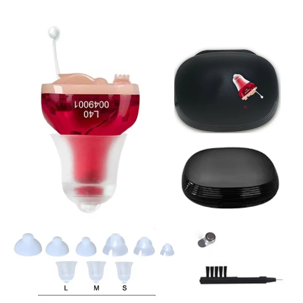 Rechargeable In-Ear Hearing Aids - Comfortable Fit for Clear Audio