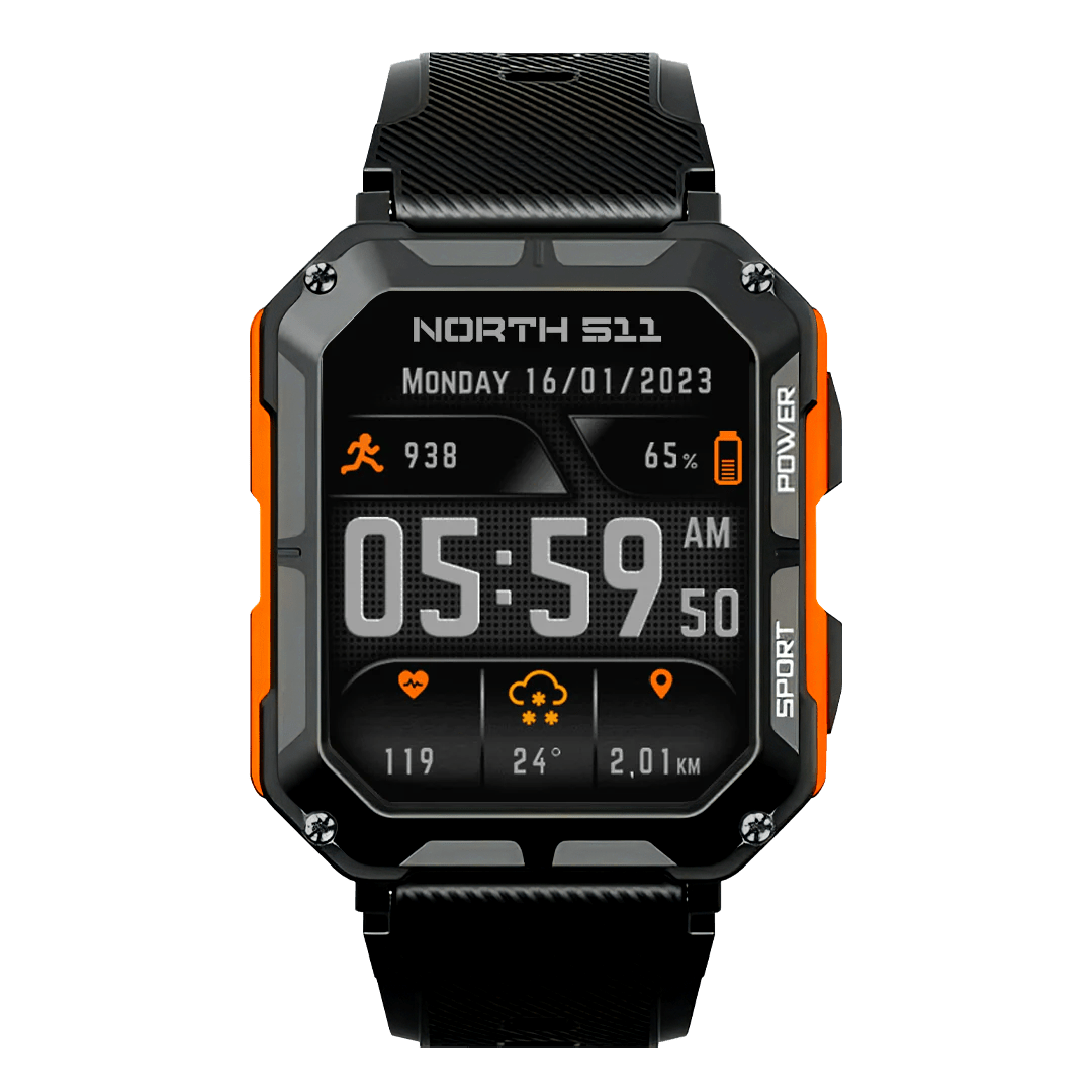 Durable Smartwatch with IP68 & 10ATM Rating | Heart Rate & Blood Oxygen Monitor | 70+ Sports Modes | 10 to 18 Days Battery Life