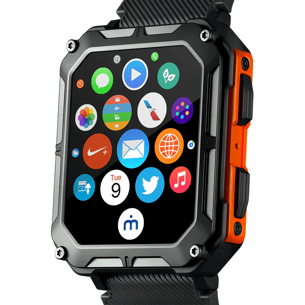 Durable Smartwatch with IP68 & 10ATM Rating | Heart Rate & Blood Oxygen Monitor | 70+ Sports Modes | 10 to 18 Days Battery Life
