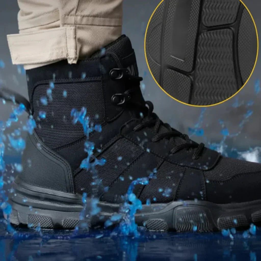 TitanGuard Heavy-Duty Safety Boots with Steel Toe Support