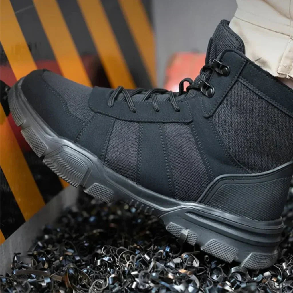 TitanGuard Heavy-Duty Safety Boots with Steel Toe Support