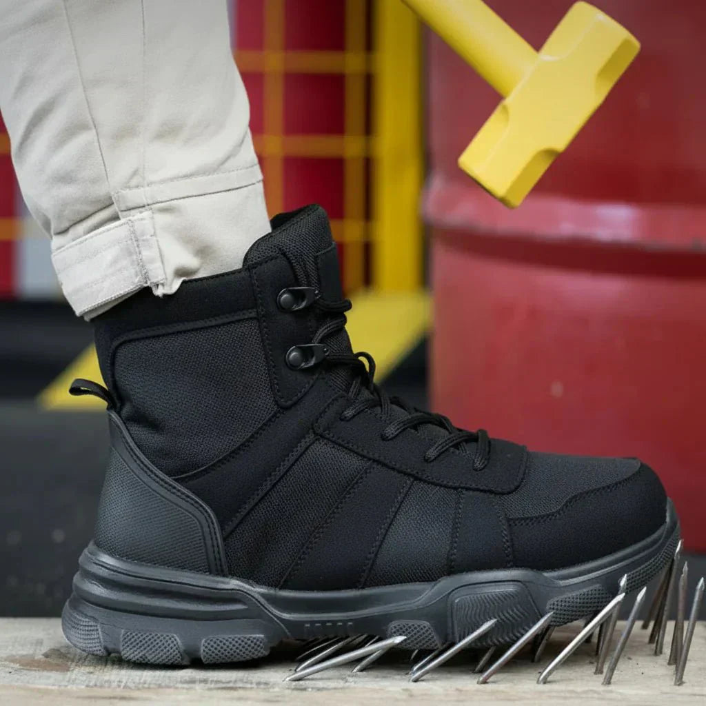 TitanGuard Heavy-Duty Safety Boots with Steel Toe Support