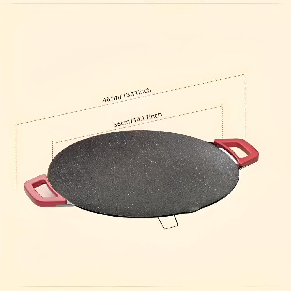 Electric Smokeless Griddle | Cast Iron Grill Pan for Indoor Cooking