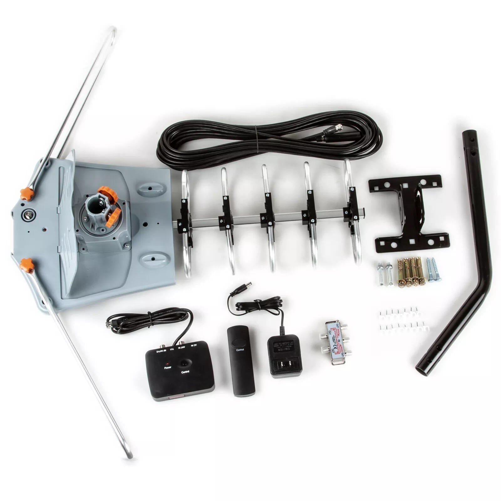 360-Degree Motorized TV Antenna with Remote Control for Clear Reception