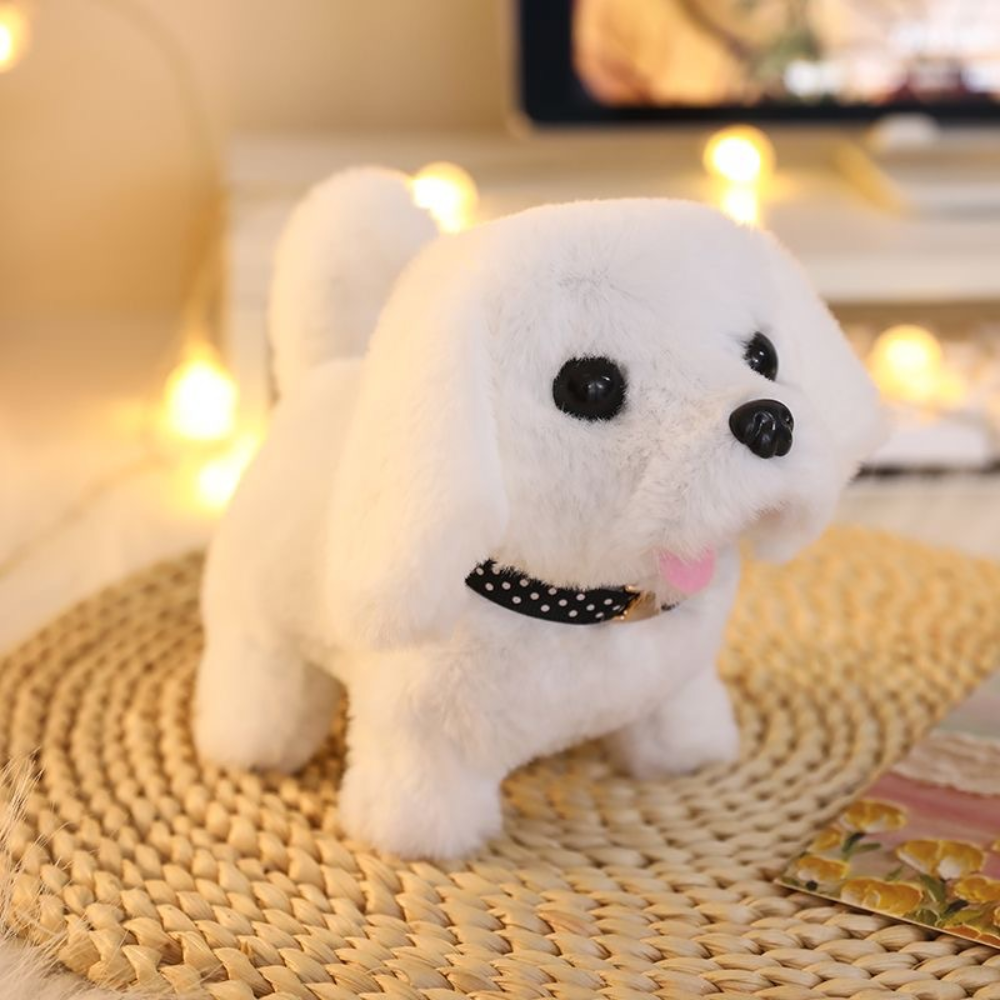 Lifelike Plush Robotic Puppy with Movement and Sounds