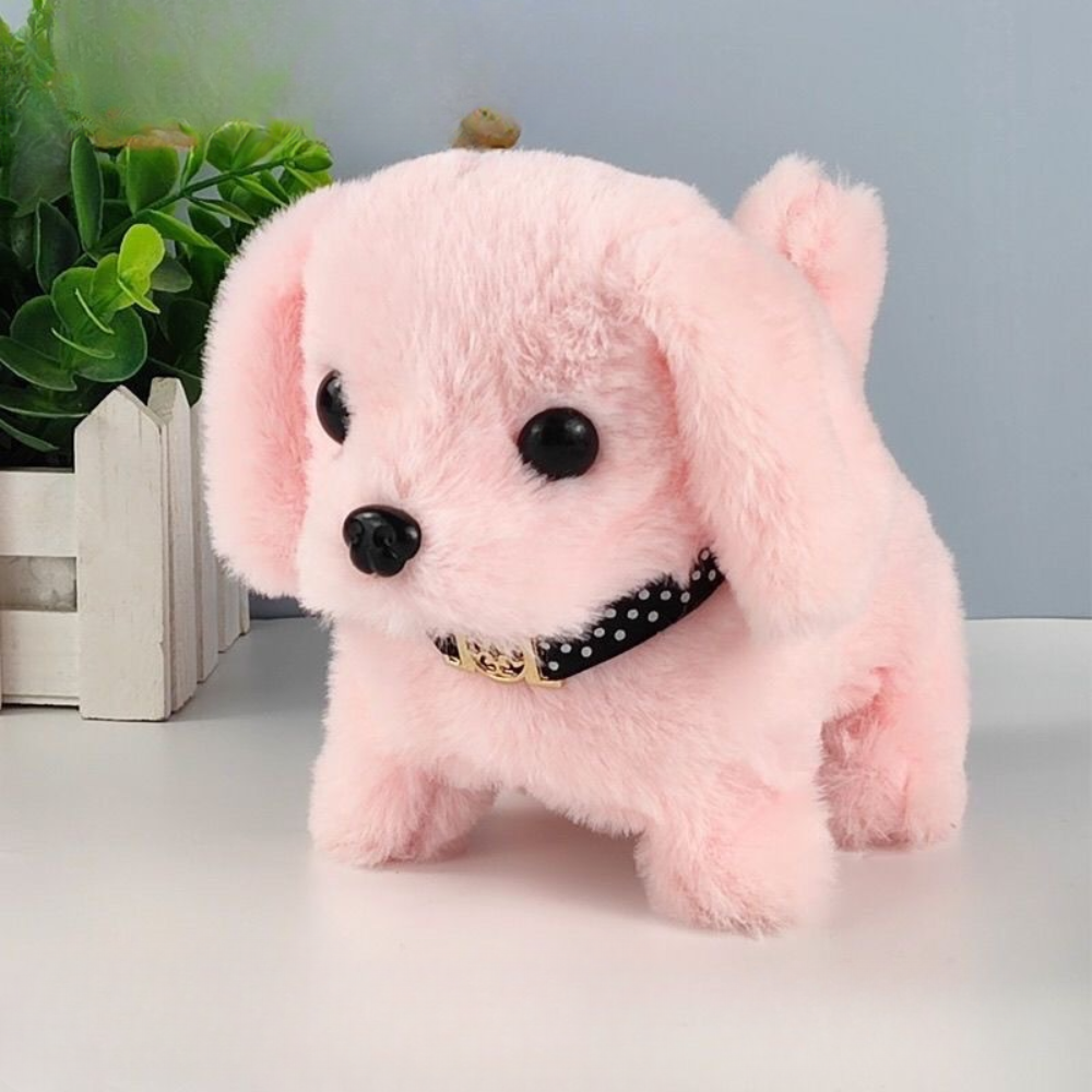 Lifelike Plush Robotic Puppy with Movement and Sounds