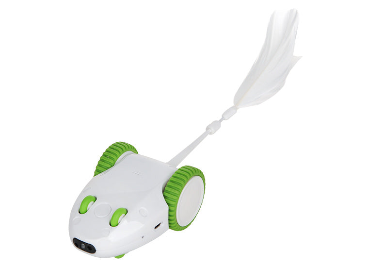 Automatic Feather Wand Cat Toy – Interactive Play with Realistic Motion