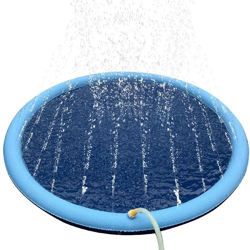 Water Play Mat for Dogs with Sprinklers – Durable Splash Pad for Summer