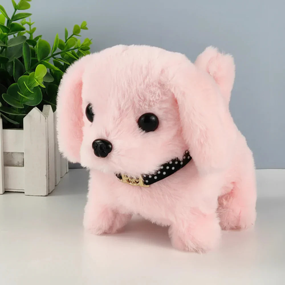 Cuddly Canine Companion: Interactive Toy That Walks and Barks