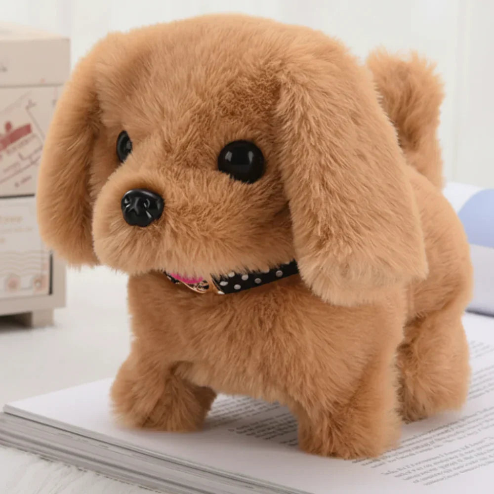 Cuddly Canine Companion: Interactive Toy That Walks and Barks