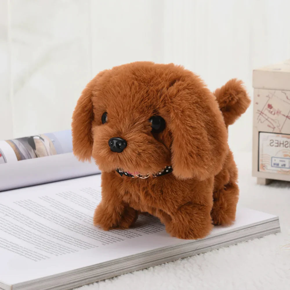 Cuddly Canine Companion: Interactive Toy That Walks and Barks