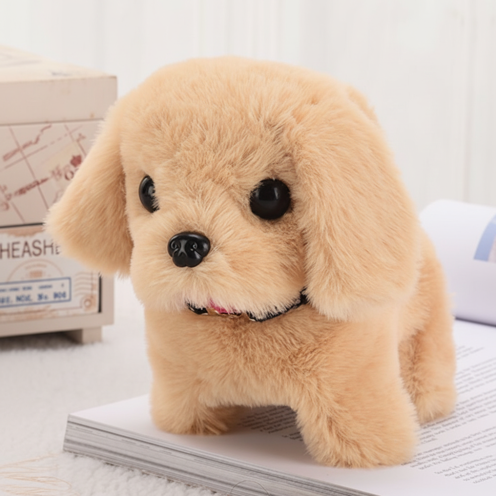 Cuddly Canine Companion: Interactive Toy That Walks and Barks