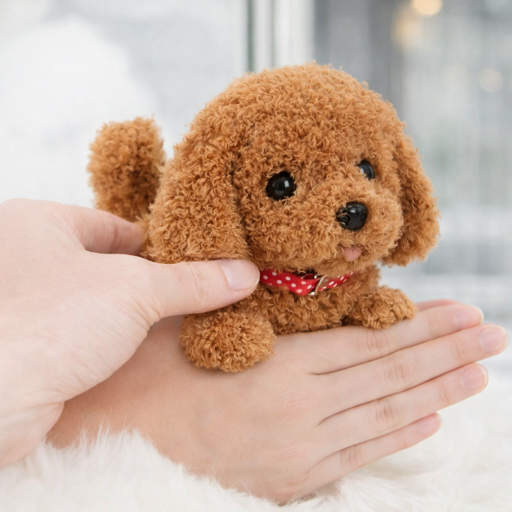 Cuddly Companion Puppy Toy with Walking and Barking Features