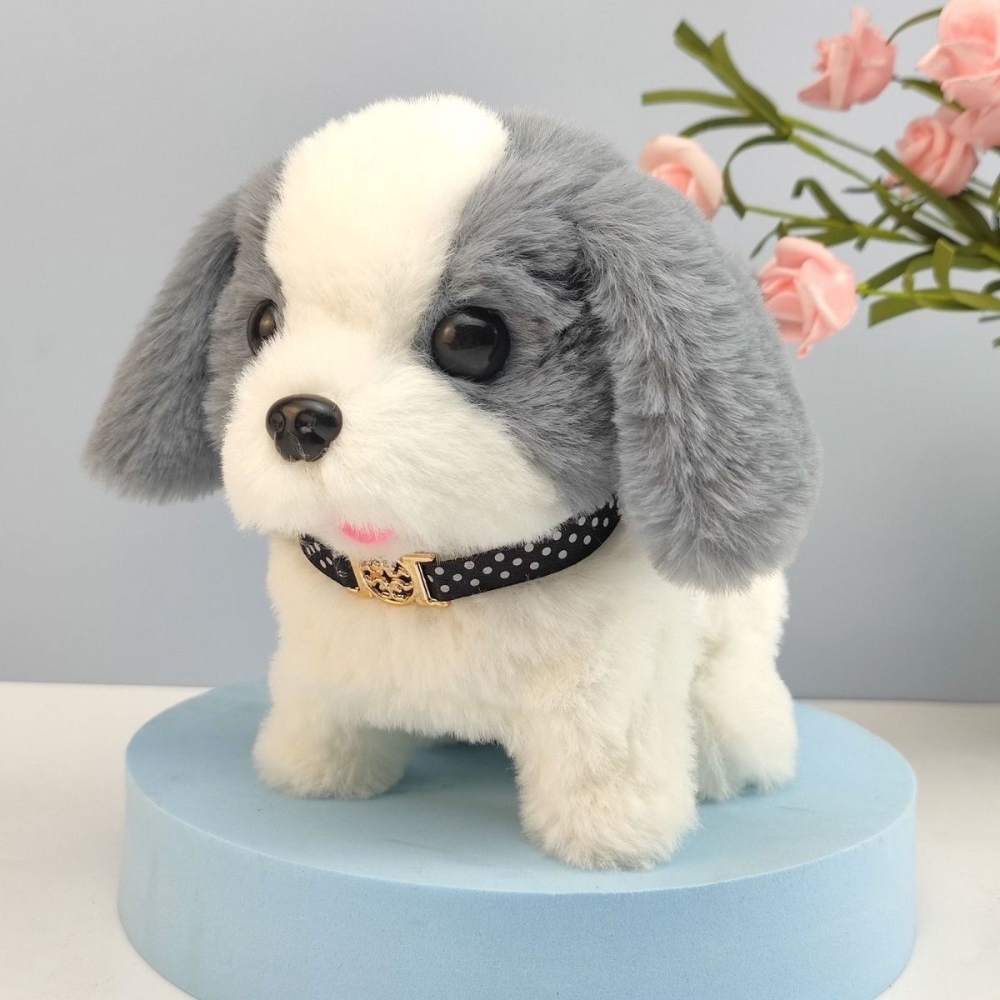 Interactive Cuddly Puppy Toy with Realistic Movements