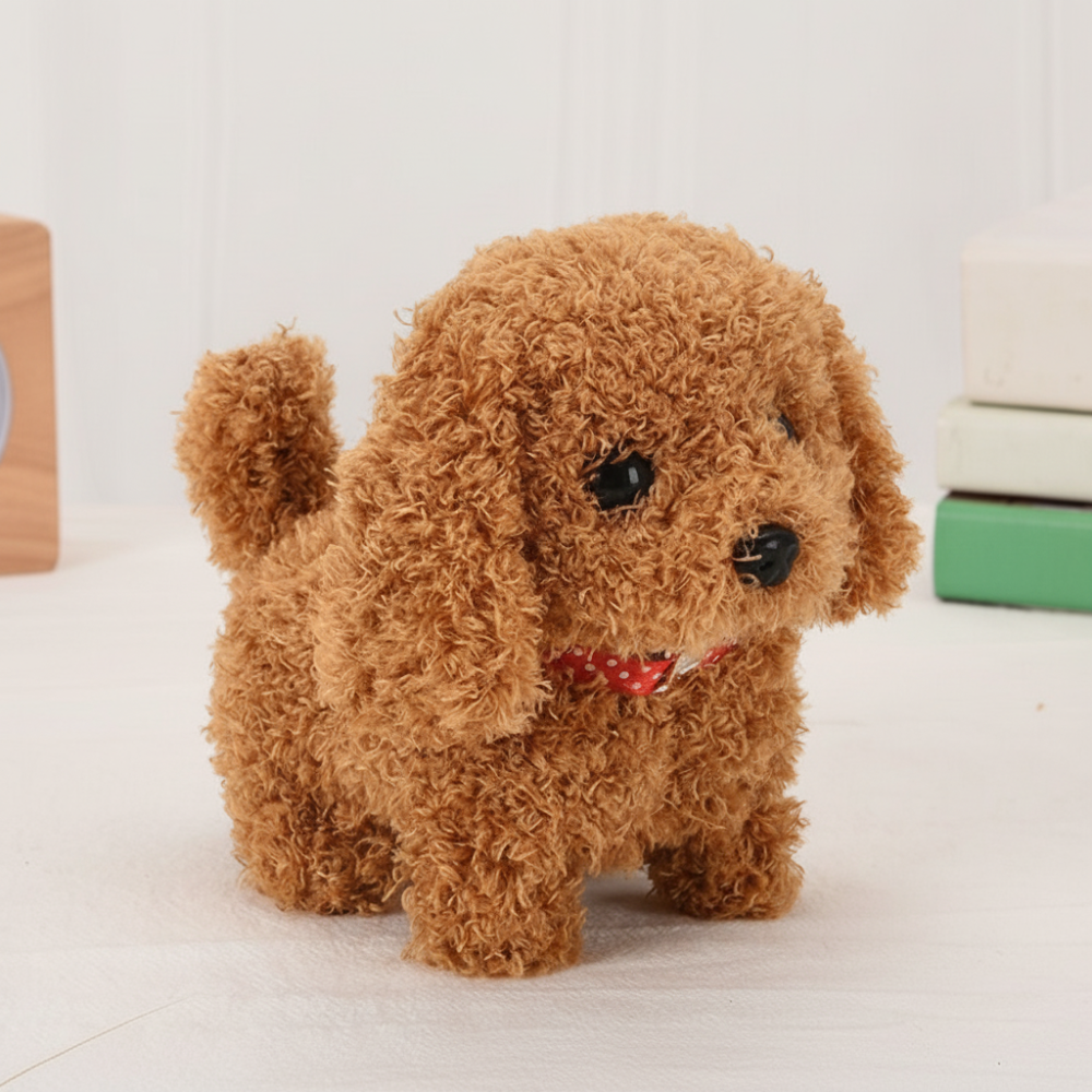 Interactive Cuddly Puppy Toy with Realistic Movements