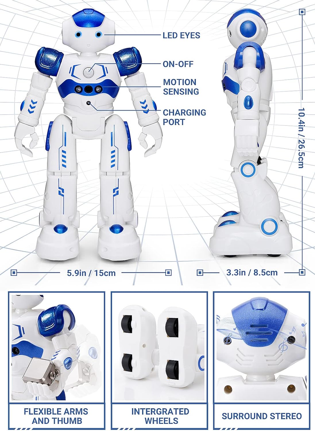 Remote-Controlled Interactive Robot Toy with Gesture Recognition for Learning