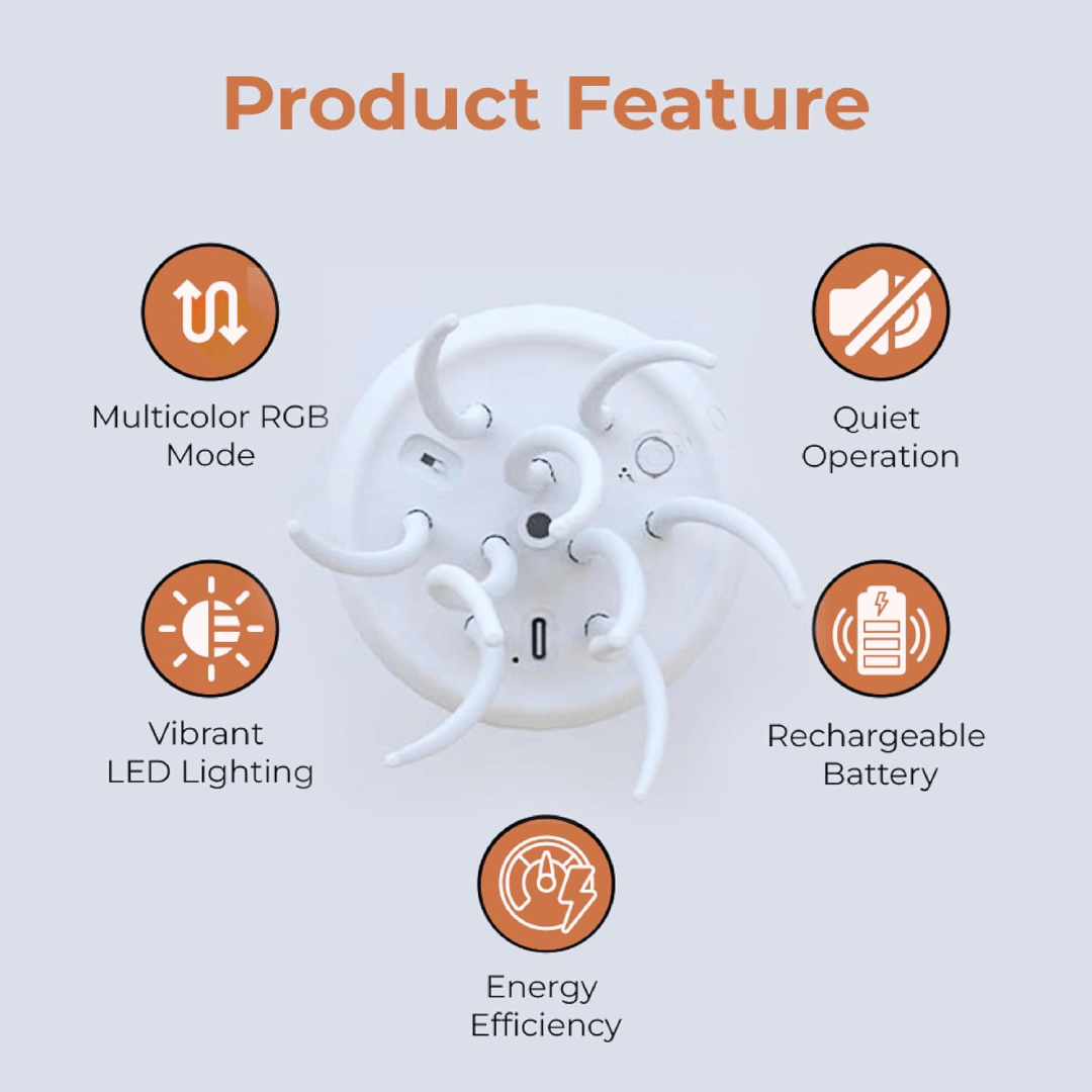 Tranquil Marine Glow LED Mood Lamp with Color Options