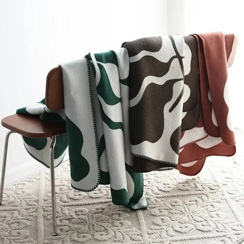 Elegant Cashmere-Style Throw Blanket for Cozy Living