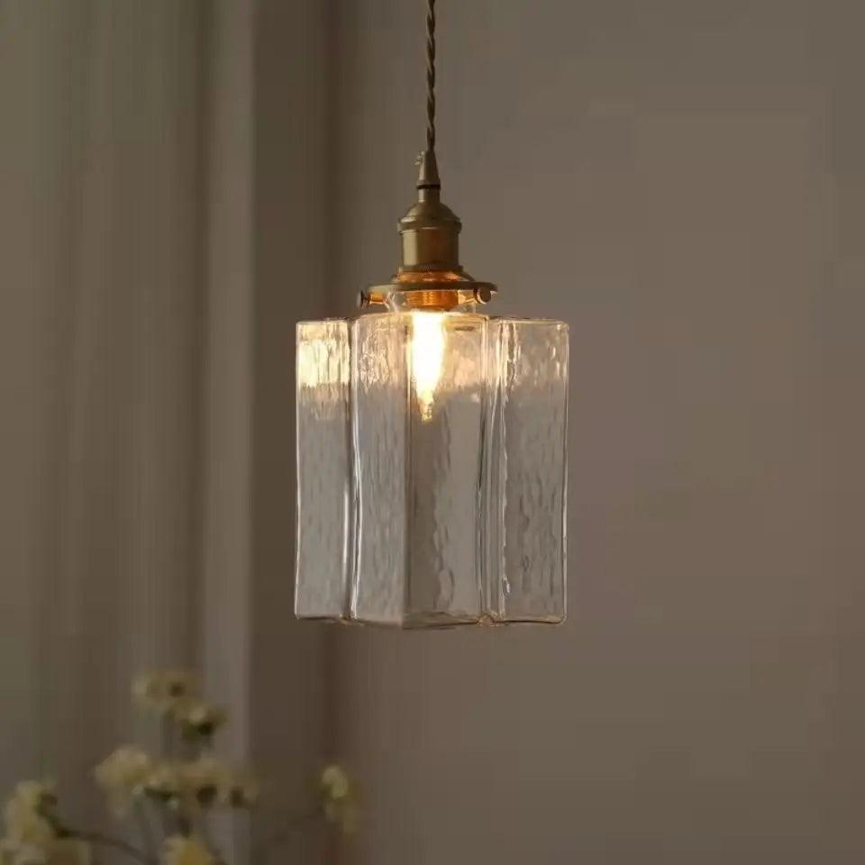 Classic Elegance Pendant Light in Vintage Glass for Your Home