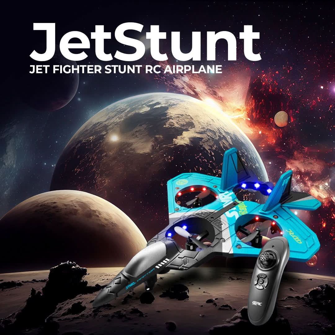 AeroSpin Remote Control Airplane with 360° Stunts for All Levels